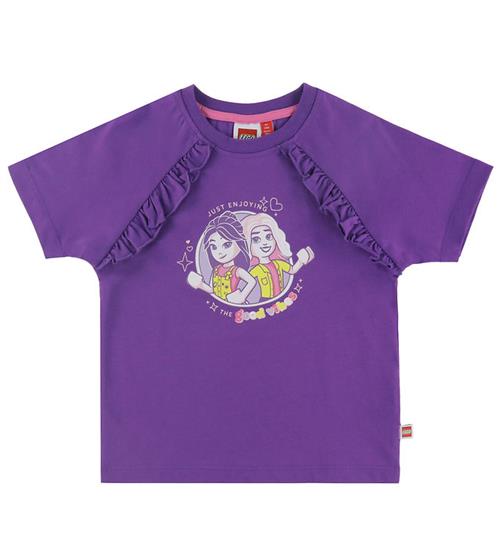 LEGOÂ® Friends T-shirt - LWTuna 601 - Lilla m. Print