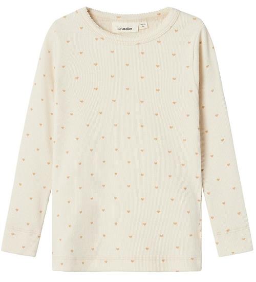 Lil' Atelier Bluse - Rib - NmfGago - Noos - TurtleDove Heart