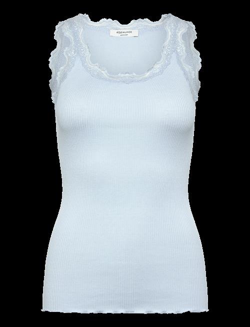 Rosemunde | Rwbabette Silk Sl U-Neck Long Lace | L