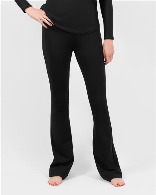 Maya Black Flared Leggings - Tall