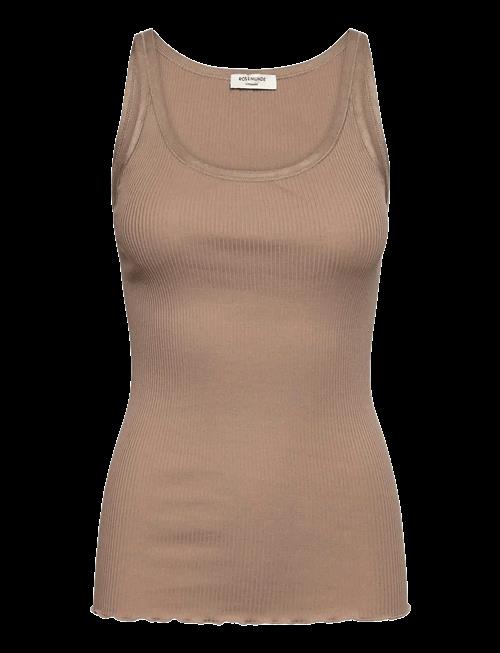 Rosemunde | Rwbelle Silk U-Neck Strap Elastic T | S