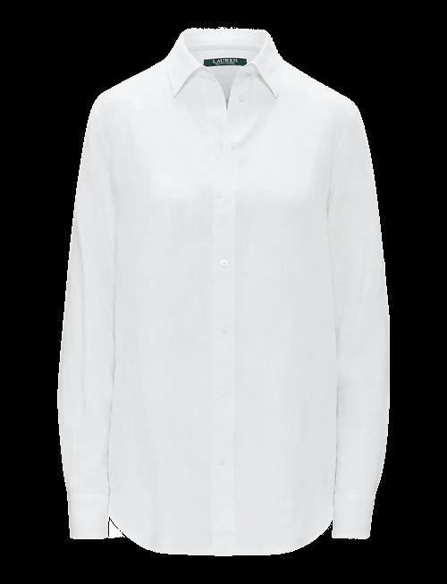 Lauren Ralph Lauren | Relaxed Fit Linen Roll Tab–Sleeve Shirt | L