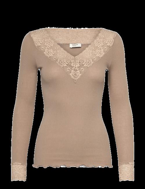 Rosemunde | Organic T-Shirt W/ Lace | M