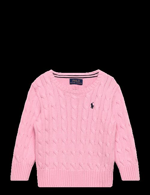 Ralph Lauren Kids | Combed Cotton-Ls Cable Cn-Tp-Swt | 109-116