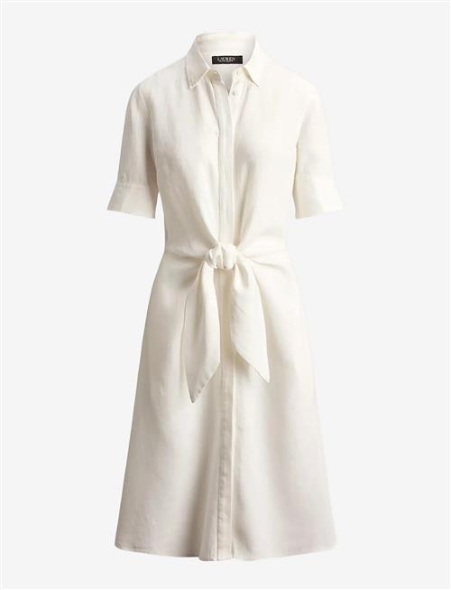 Lauren Ralph Lauren | Tie-Front Linen Shirtdress | 40