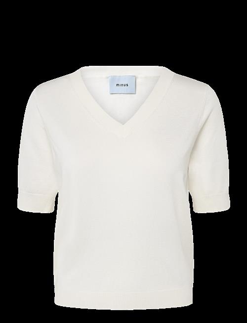 Minus | Milla V-Hals Strik T-Shirt | XXL
