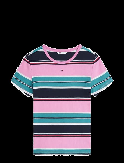 Tommy Jeans | Tjw Slim Essential Rib Ss Ext | XS