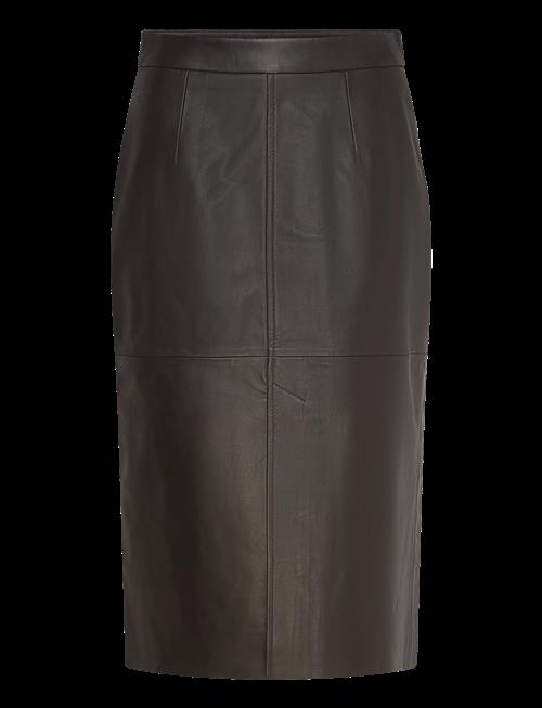 Rosemunde | Rwfelino Leather Calf Skirt | 34