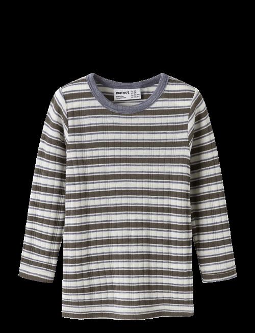 name it | Nmmwang Wool Needle Ls Top | 104