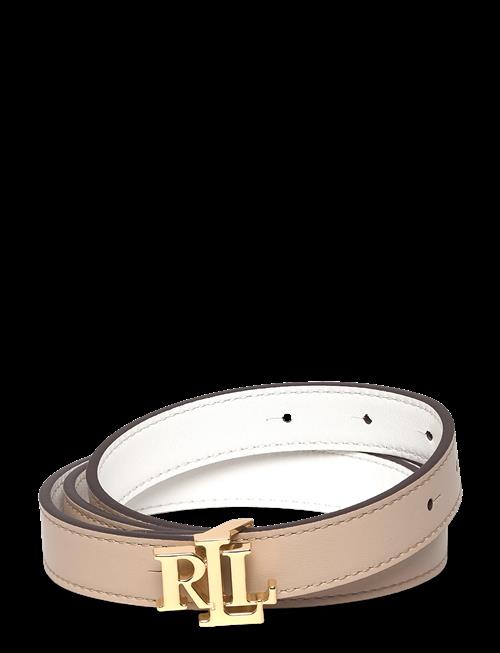 Lauren Ralph Lauren | Logo Reversible Leather Skinny Belt | XS
