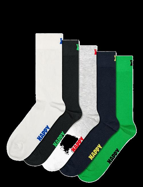 Happy Socks | 5-Pack Solid Socks | 36-40