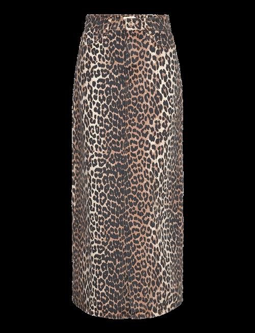 Ganni | Jeans Skirt Leopard | 34