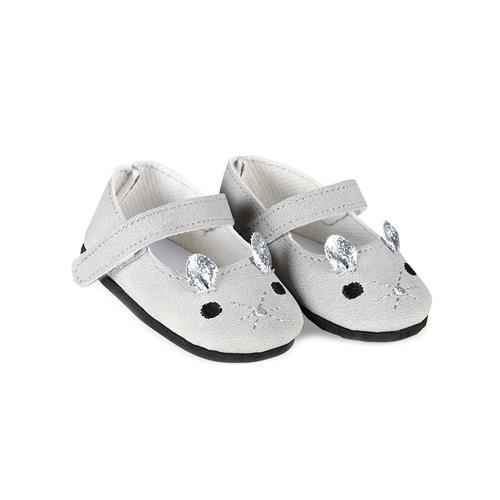 Skrållan Skrållan Doll Ballet Flats Grey  One Size-Grey  Grå  One Size 3+ Years Drenge, Piger