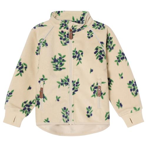 Kuling Livigno Vindfleecejakke Foggy White Blueberry  Foggy White Blueberry-122 cm  Hvid  122 cm  Drenge, Piger
