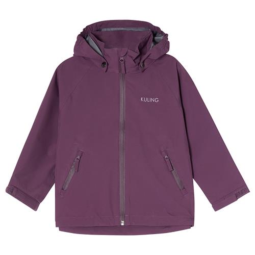 Kuling Silkeborg Regnjakke Med God Åndbarhed Grape Purple  Grape Purple-110/116 cm  Lilla  110/116 cm  Drenge, Piger
