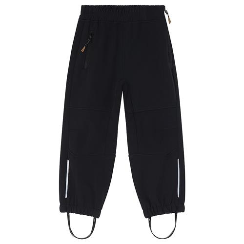 Kuling Landala Softshell Bukser Always Black  Always Black-86 cm  Sort  86 cm  Drenge, Piger