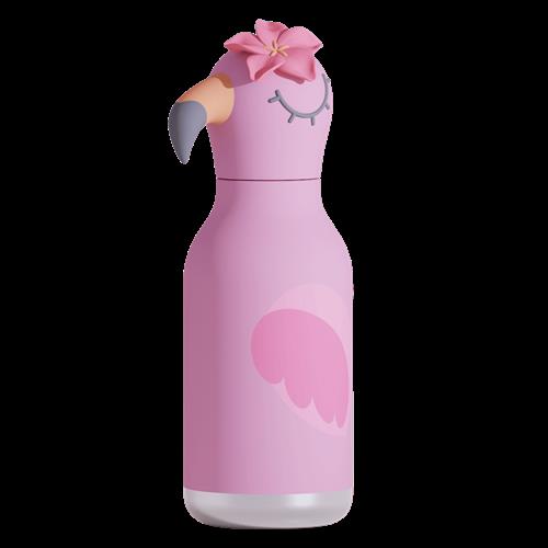 Asobu Bestie Vandflaske Flamingo  Pink One Size  Lyserød  One Size  Drenge, Piger