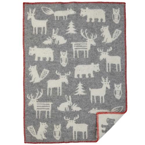Klippan Yllefabrik Forest  Gray  Grey One Size  Grå  One Size  Drenge, Piger
