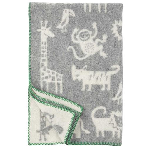 Klippan Yllefabrik Jungle  Gray  Grey One Size Wool Grå  One Size  Drenge, Piger