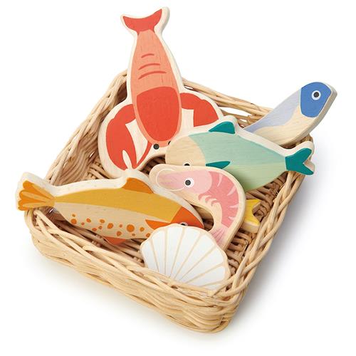 Tender Leaf Seafood Basket   Red One Size  Rød  One Size 3+ Years Drenge, Piger