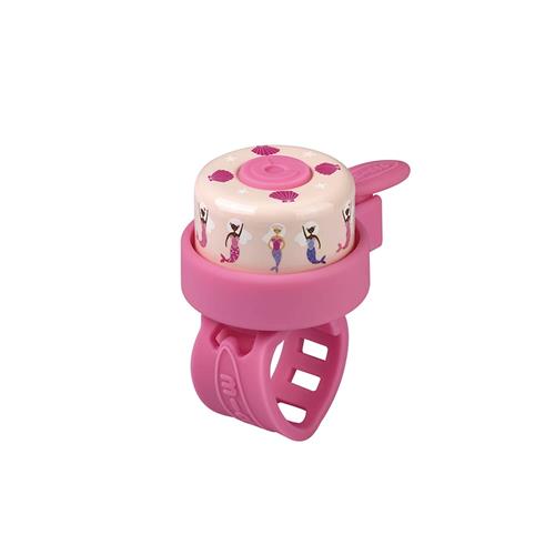 Micro Mermaid Cykelklokke Pink  Pink One Size  Lyserød  One Size