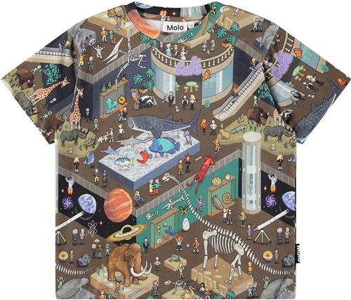 Molo Riley T-shirt Pixeleum  Pixeleum 110 cm  Sort  110 cm  Drenge