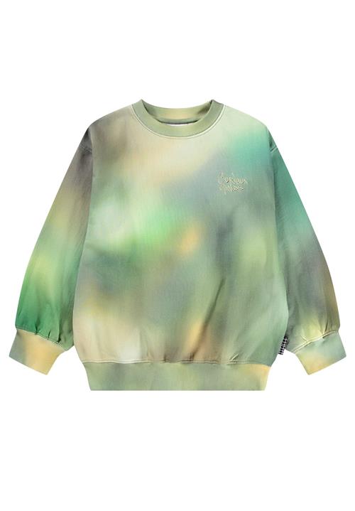 Molo Monti Sweat Shirt Super Blur Super Blur 116 cm  Grøn  116 cm  Drenge