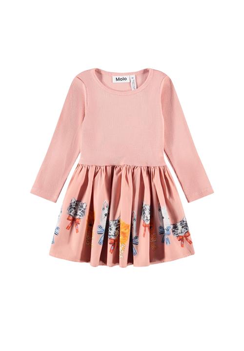 Molo Candi Dress Ls Fancy Kittens Fancy Kittens 98 cm  Lyserød  98 cm  Piger