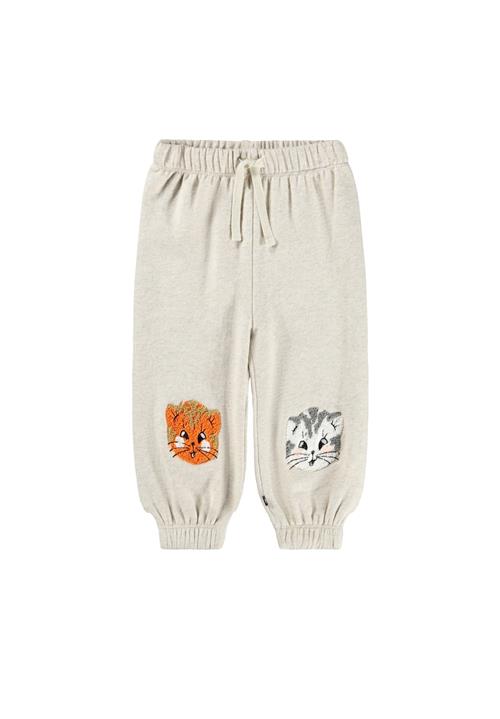 Molo Simon Soft Pants Chenille Cats Chenille Cats 80 cm  Hvid  80 cm  Piger