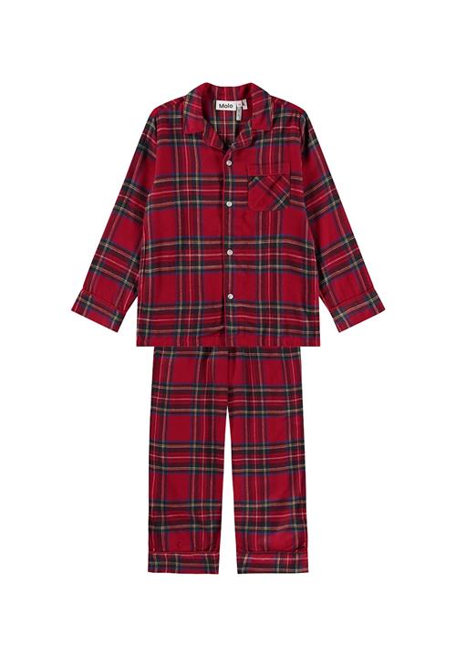 Molo Lex Pyjamas Holiday Check Holiday Check 164 cm  Rød  164 cm  Drenge, Piger