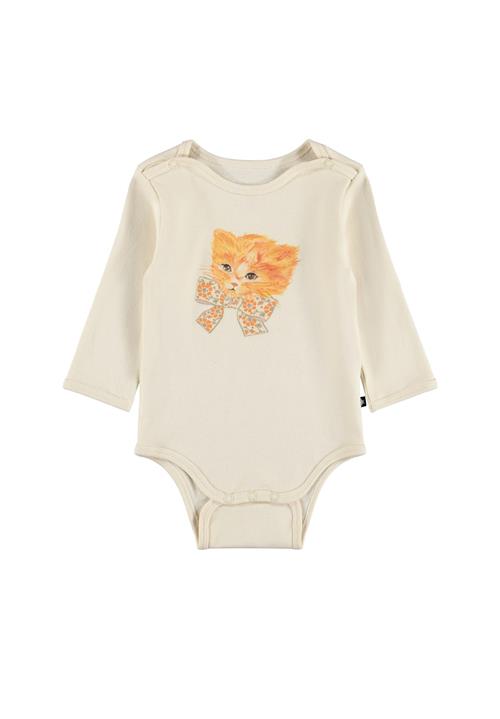 Molo Foss Bodystockings Ls Retro Kittens Retro Kittens 92 cm  Creme  92 cm  Piger