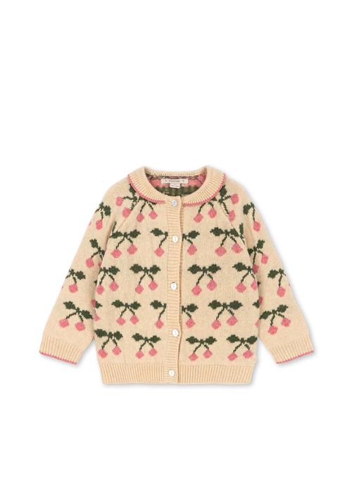 Konges Sløjd Belou Cardigan Med Krave Cherry  Cherry-4Y  Rød  4 år  Piger