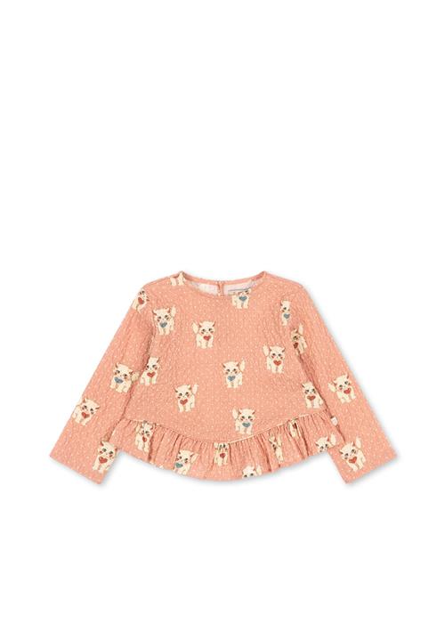 Konges Sløjd Elin Bluse Ciao Miao Rose  Ciao Miao Rose-2Y  Lyserød  2 år  Piger