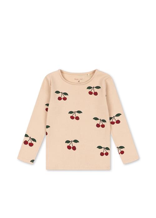Konges Sløjd Ella T-shirt Med Lange Ærmer Ma Grande Cerise  Ma Grande Cerise-2Y  Rød  2 år  Piger