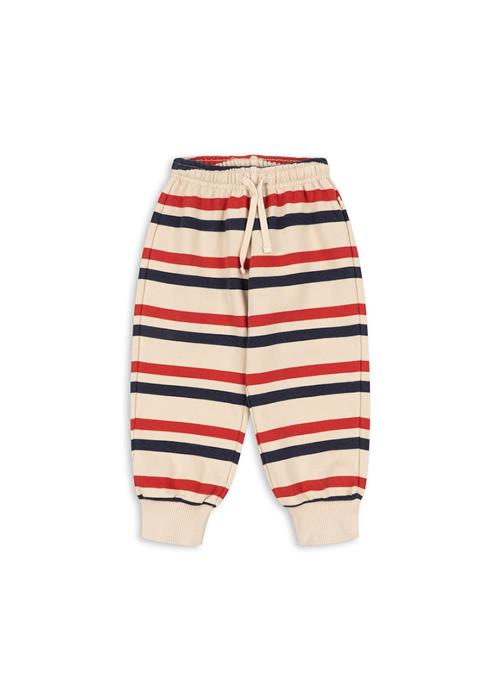 Konges Sløjd Loupy Joggingbukser Tangerine Stripe  Tangerine Stripe-3Y  Hvid  3 år  Drenge