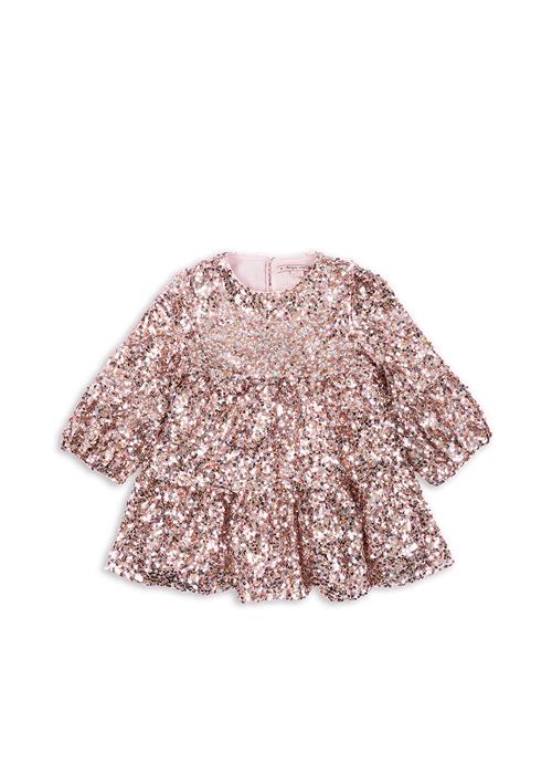 Konges Sløjd Lila Kjole Med Pailletter Grey Pink  Grey/Rosa-7-8Y  Grå  7-8 år  Piger