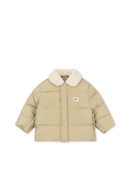 Konges Sløjd Alpi Jakke Med Krave Pale Olive Green  Pale Olive Green-3Y  Grøn  3 år  Drenge, Piger