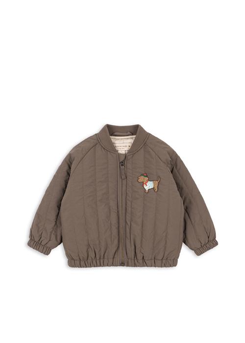 Konges Sløjd Juno Terry-bomberjakke Walnut  Walnut-5Y  Brun  5 år  Drenge