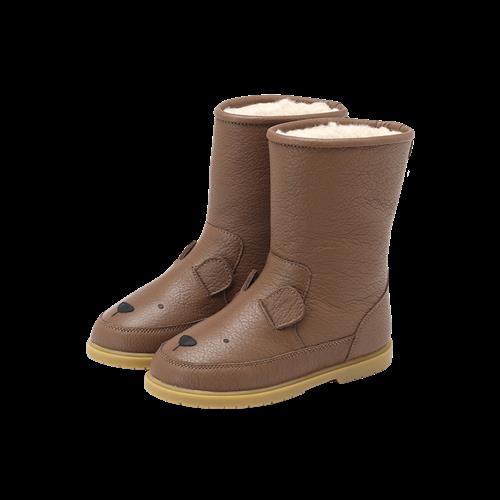 Donsje Amsterdam Wadudu Classic Støvler Cognac Leather  Cognac Leather-26  Brun  26 EU  Piger