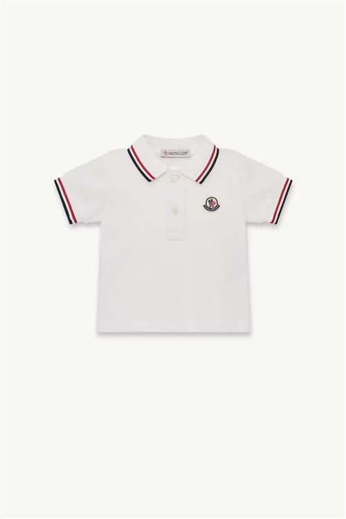 Moncler Polo Natural  Natural 86 cm  Hvid  86 cm  Drenge