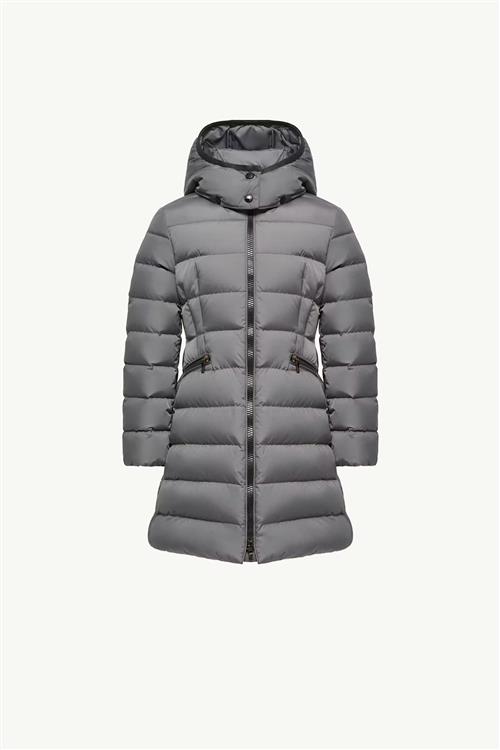 Moncler Charpal Lang Frakke Dark Grey  Dark Grey 152 cm  Grå  152 cm  Piger