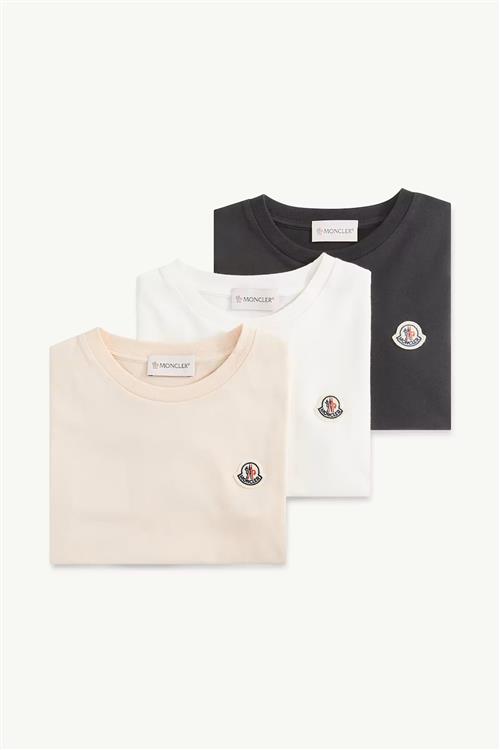 Moncler 3-pak T-shirt Open Miscellaneous  Open Miscellaneous 164 cm  Gul  164 cm  Piger