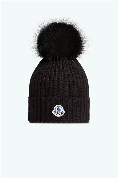 Moncler Ullhue Black  Black L  Sort  L  Piger