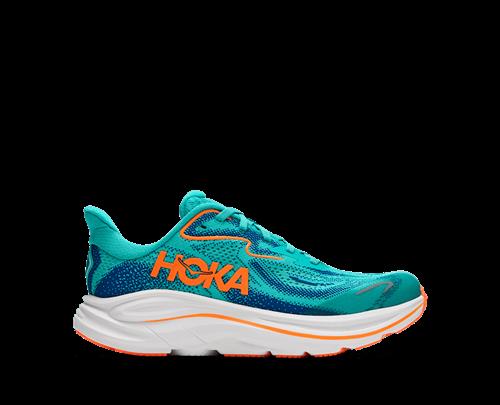 Hoka Y Clifton 10 Big Kids Night Glow Blue Electric Aqua 36 EU  Blå  36 EU  Drenge, Piger