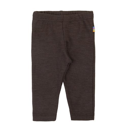 Joha Leggings I Uld Dark Brown  Dark Brown 50 cm Uld Brun  50 cm  Drenge, Piger