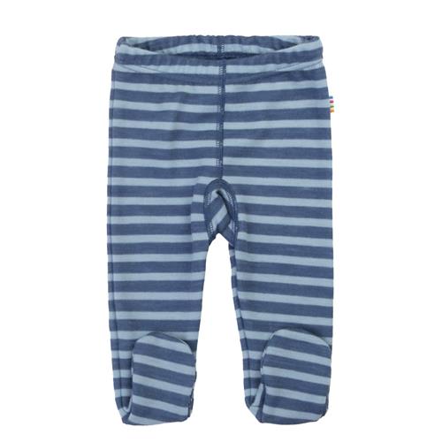 Joha Uldleggings Med Fødder Dark Blue  Dark Blue 50 cm Uld Blå  50 cm  Drenge