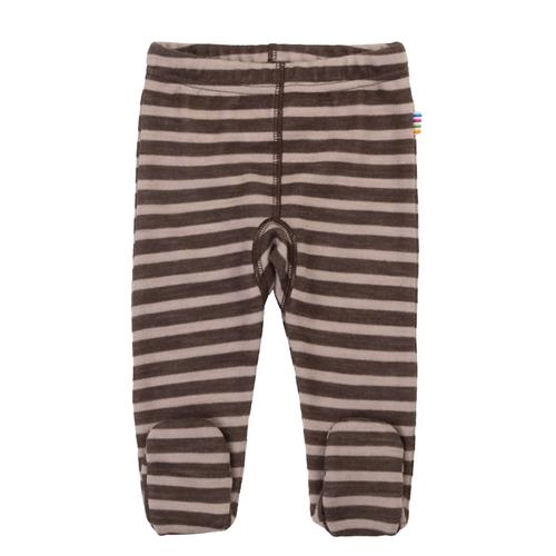 Joha Leggings Med Fødder Dark Brown  Dark Brown 50 cm  Brun  50 cm  Drenge, Piger