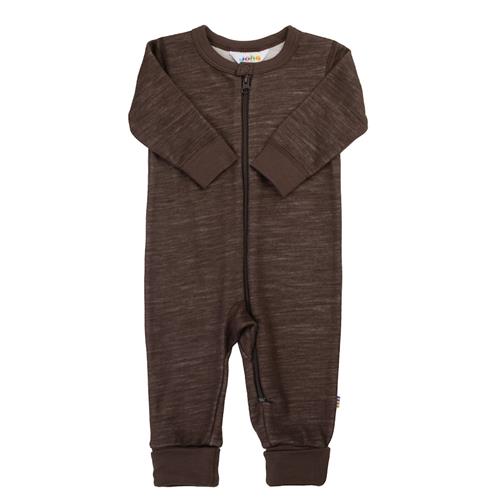 Joha Jumpsuit Med 2-i-1-fod Dark Brown  Dark Brown 70 cm  Brun  70 cm  Drenge, Piger