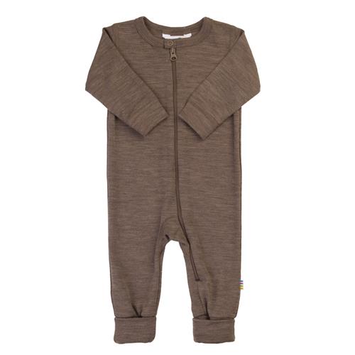 Joha Jumpsuit I Uld Brown  Brown 70 cm Uld Brun  70 cm  Drenge, Piger