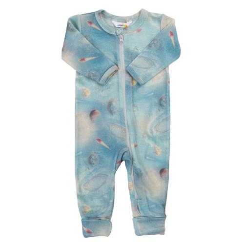 Joha Jumpsuit Med 2-i-1-fod Blue  Blue 80 cm  Blå  80 cm  Drenge
